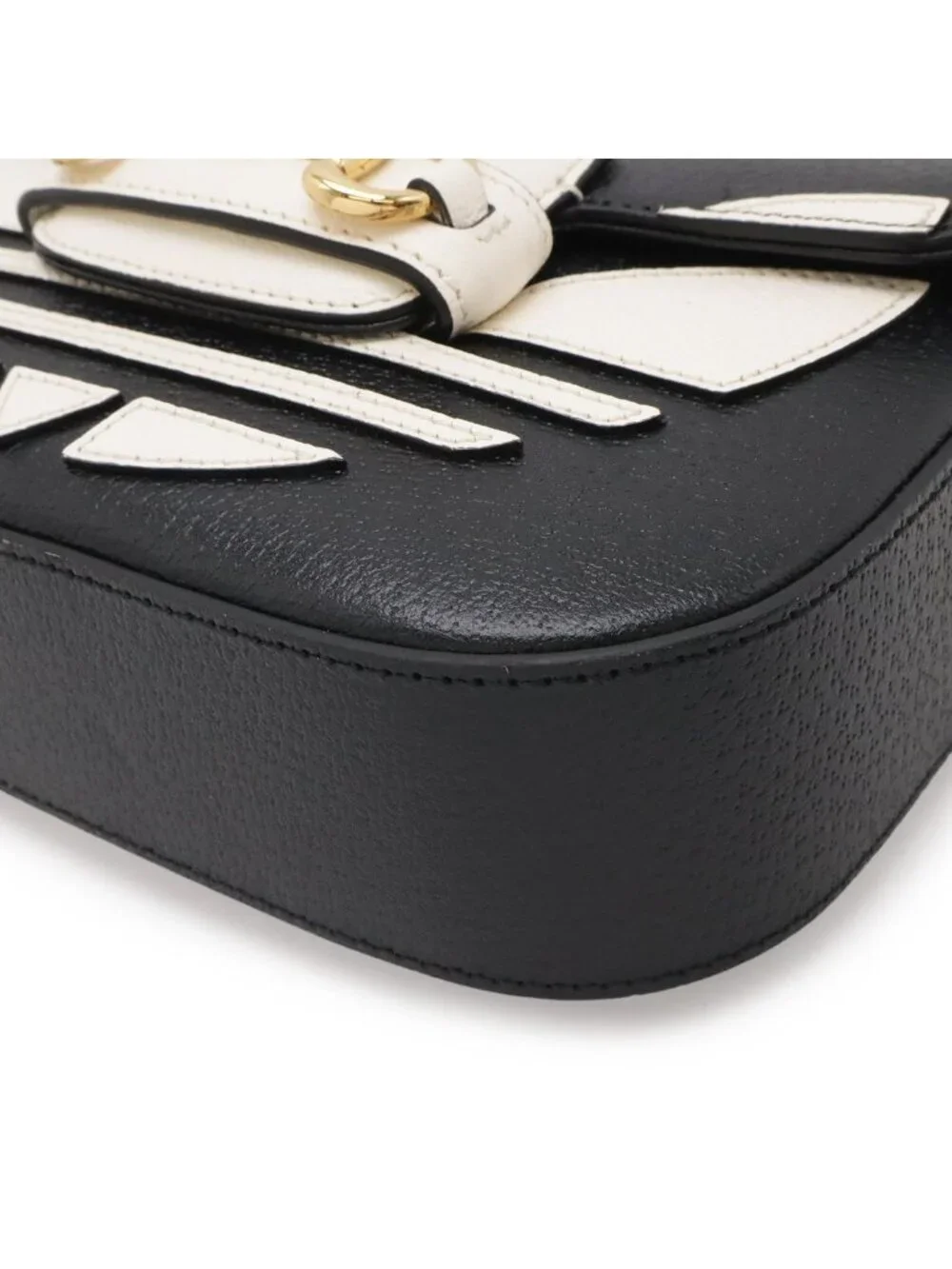 Gucci Adidas Collaboration Horsebit Mini Shoulder Bag 2-Way Clutch Leather
